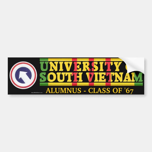 1st Logistics Cmd. - U of South Vietnam Sticker (Front)
