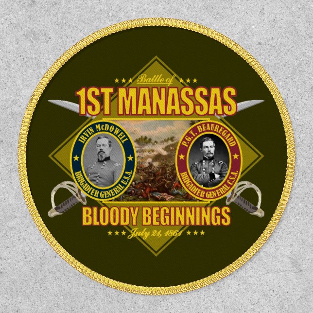 1st Manassas (1st Bull Run)  Patch (Front)