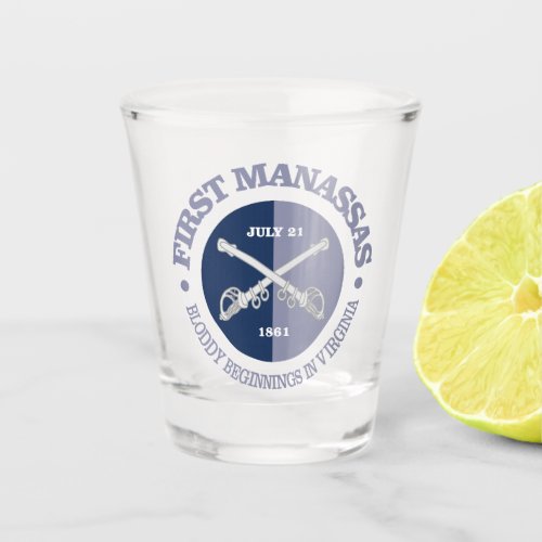 1st Manassas BG Shot Glass