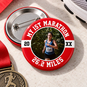 1st Marathon Running First Runner Sports 26 2 Button
