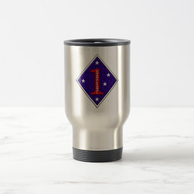 1st Marine Division Travel Mug (Center)
