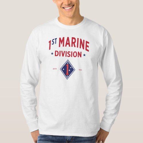 1st Marine Division _ United States Military Long T_Shirt