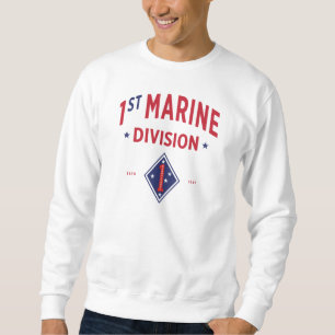 1st Marine Division - United States Military Sweatshirt