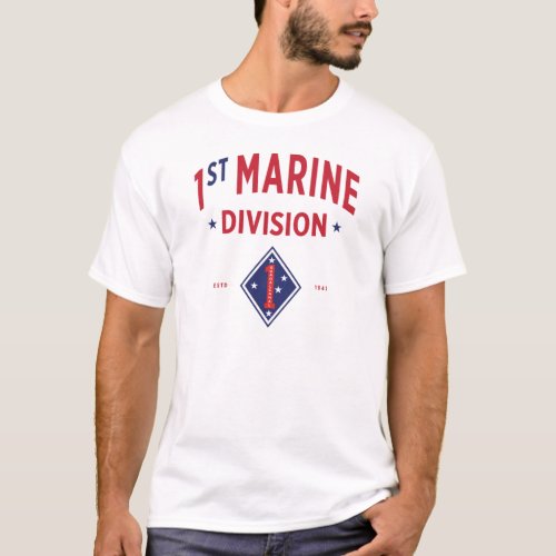 1st Marine Division _ United States Military T_Shirt