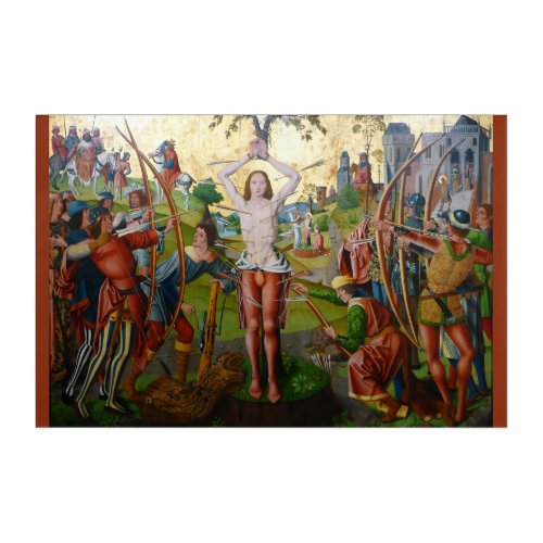 1st Martyrdom of St Sebastian M 013 Acrylic Print