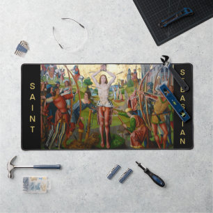1st Martyrdom of St. Sebastian (M 013) Desk Mat