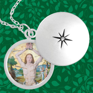 1st Martyrdom of St. Sebastian (M 013) Locket Necklace