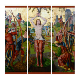 1st Martyrdom of St. Sebastian (M 013) Triptych