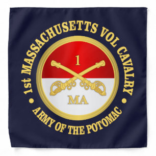 1st Massachusetts Volunteer Cavalry Bandana