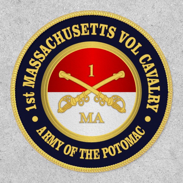 1st Massachusetts Volunteer Cavalry Patch (Front)