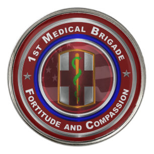 1st Medical Brigade Golf Ball Marker