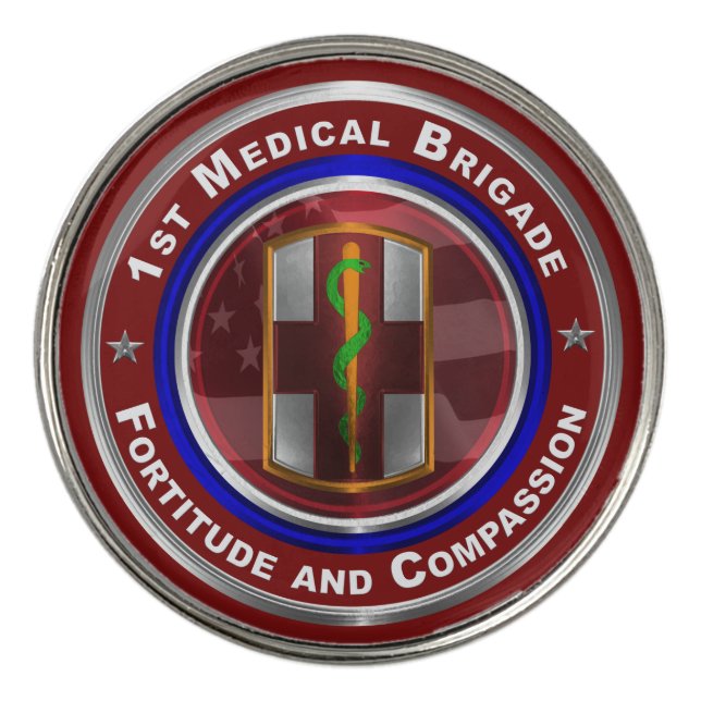 1st Medical Brigade Golf Ball Marker (Front)