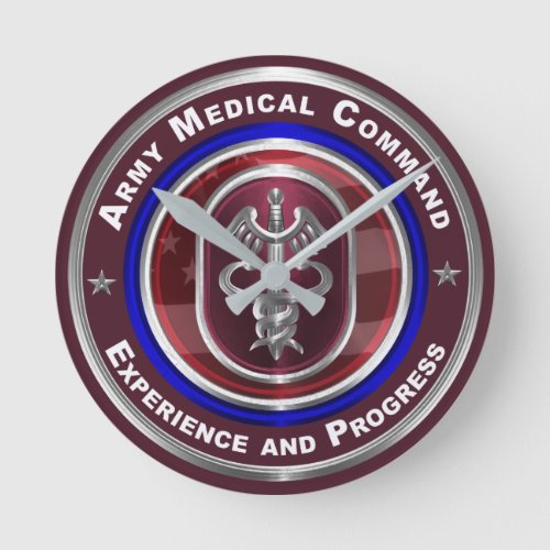 1st Medical Brigade Keepsake Round Clock