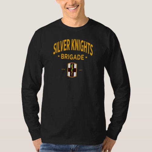 1st Medical Brigade _ Silver Knights Long T_Shirt