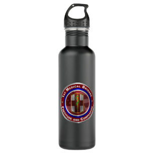 1st Medical Brigade Stainless Steel Water Bottle
