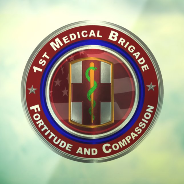 1st Medical Brigade  Window Cling (Sheet 3)