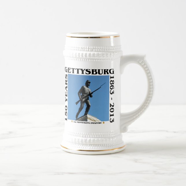 1st Minnesota Infantry - 150th Anniv. Gettysburg Beer Stein (Right)