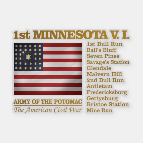 1st Minnesota VI BH Sticker