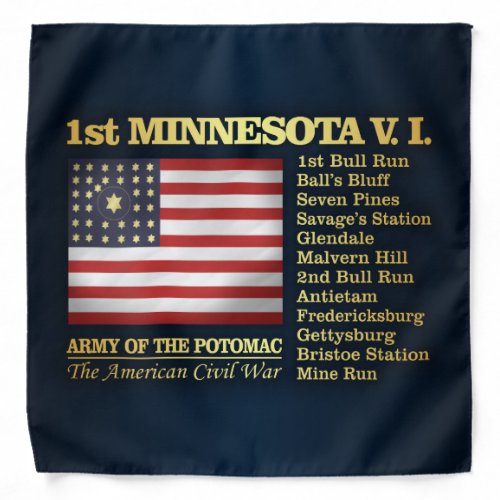 1st Minnesota Volunteer Infantry BH Bandana