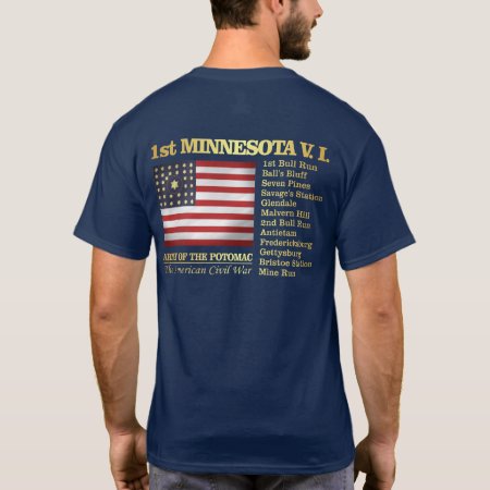 1st Minnesota Volunteer Infantry (bh) T-shirt