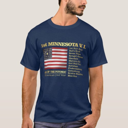 1st Minnesota Volunteer Infantry BH T_Shirt