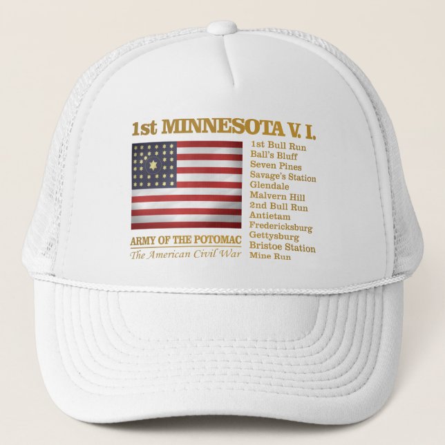 1st Minnesota Volunteer Infantry (BH) Trucker Hat (Front)