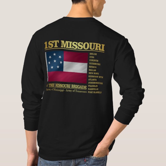 1st Missouri Infantry (BA2) T-Shirt (Back)