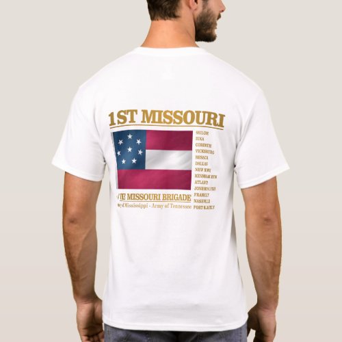 1st Missouri Infantry BA2 T_Shirt