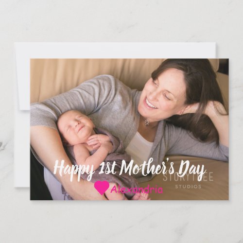 1st Mothers Day Holiday Card