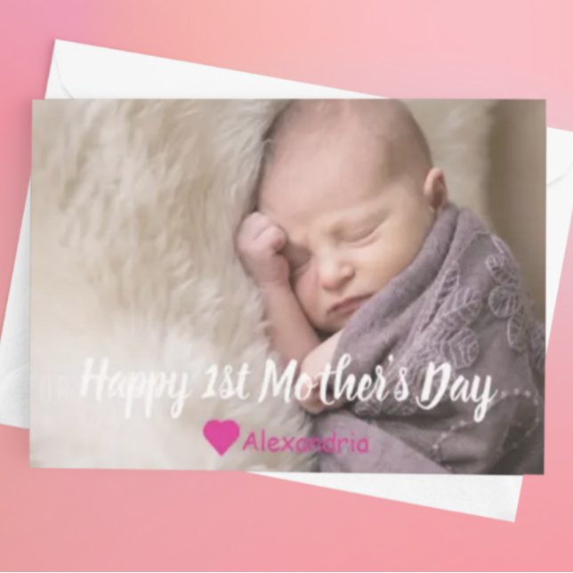 1st Mother's Day Holiday Card (Creator Uploaded)