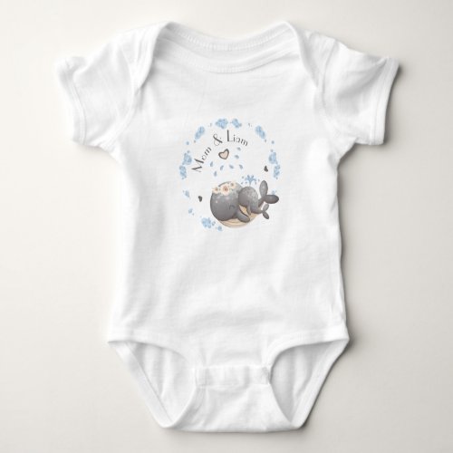 1st Mothers Day name first mothers day Baby Bodysuit