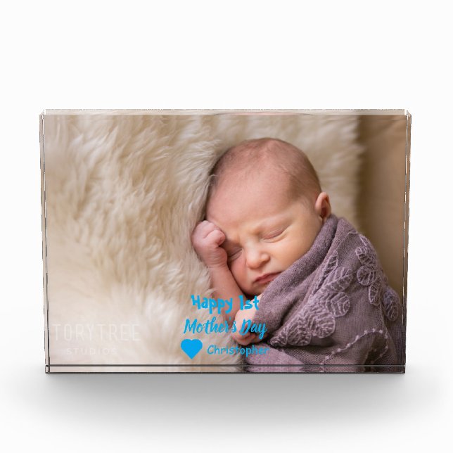 1st Mother's Day Photo Block (Front)