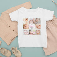 1st Mother's Day Photo Collage Baby T-shirt at Zazzle