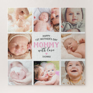 1st Mother's Day Photo Collage Jigsaw Puzzle