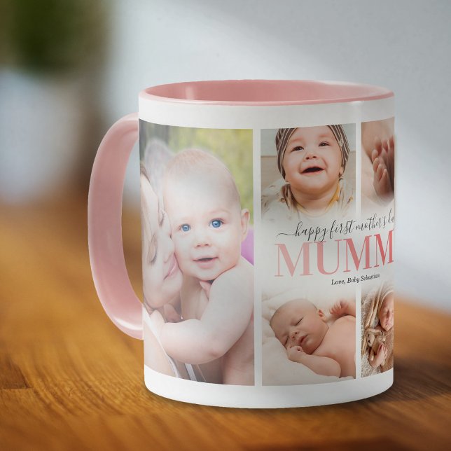 1st Mother's Day Photo Collage Mum Mug (Creator Uploaded)