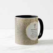 1st Ordination Anniversary Cotton- ANY CLERGY Mug (Front Right)