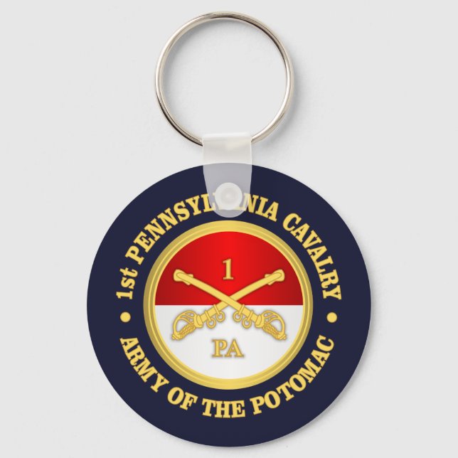 1st Pennsylvania Cavalry Keychain (Front)