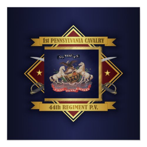 1st Pennsylvania Cavalry Poster