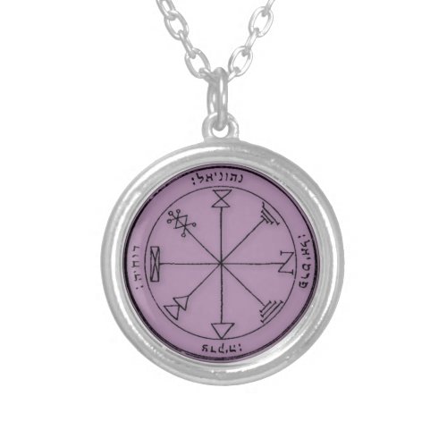 1st Pentacle of Jupiter FOR BUSINESS  TREASURE Silver Plated Necklace