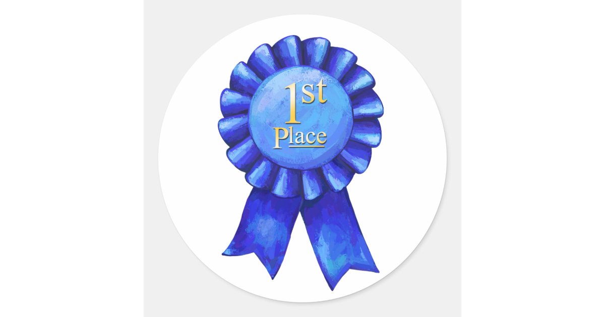 1st place ribbon stickers zazzle com design 1st birthday invitations free