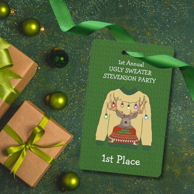 1st Place Ugly Sweater Christmas Winner Badge (Creator Uploaded)