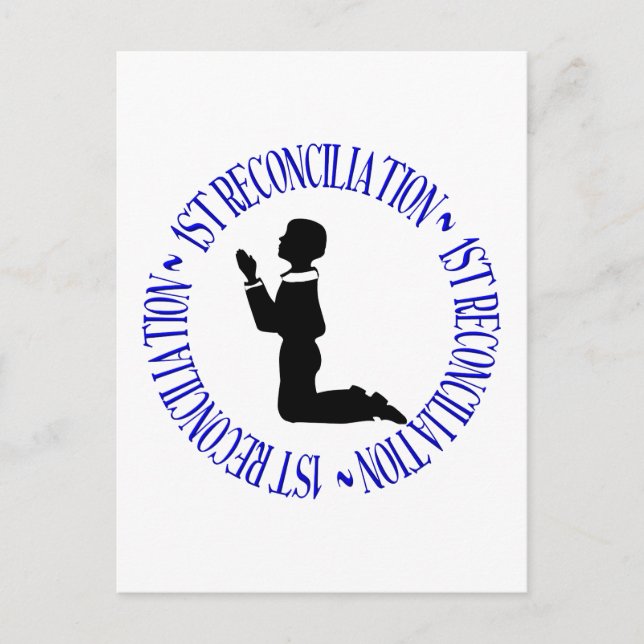 1st Reconciliation - Confession Postcard (Front)