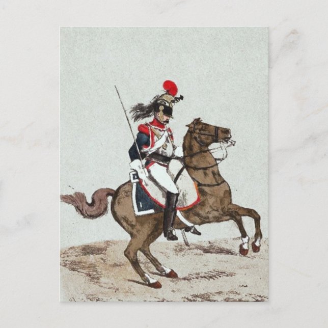 1st Regiment of Cuirassiers Postcard (Front)