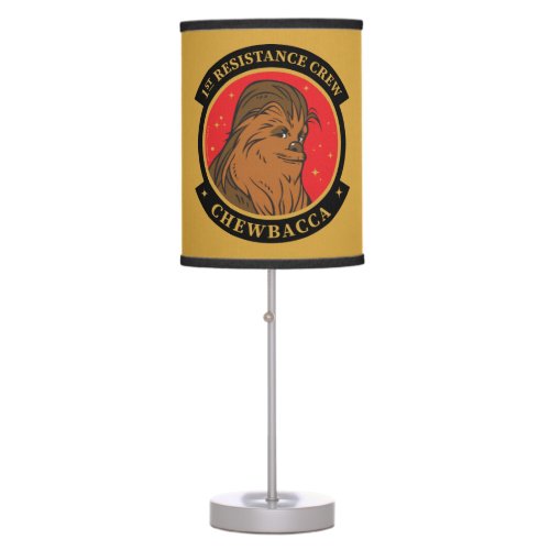 1st Resistance Crew Chewbacca Badge Table Lamp