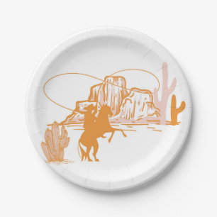 1st Rodeo, First Rodeo Birthday, Cowgirl Birthday Paper Plates