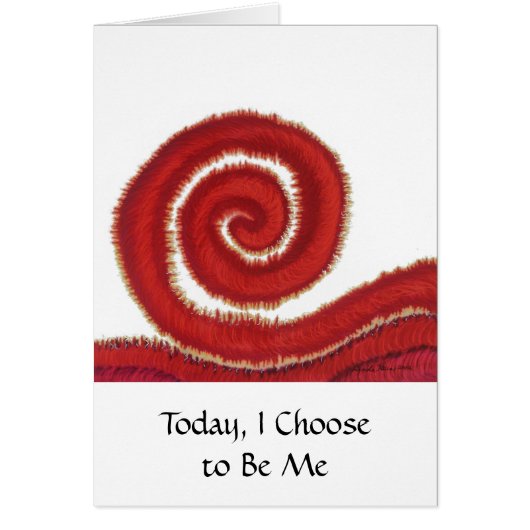 1st-Root Chakra #1: Today, I Choose to Be Me Cards (Front)