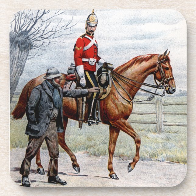 1st Royal Dragoons Drink Coaster (Front)