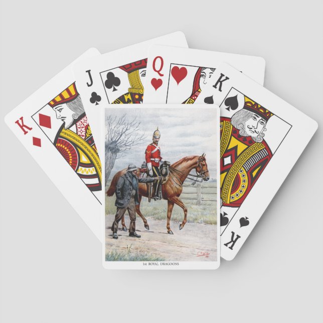 1st Royal Dragoons Poker Cards (Back)