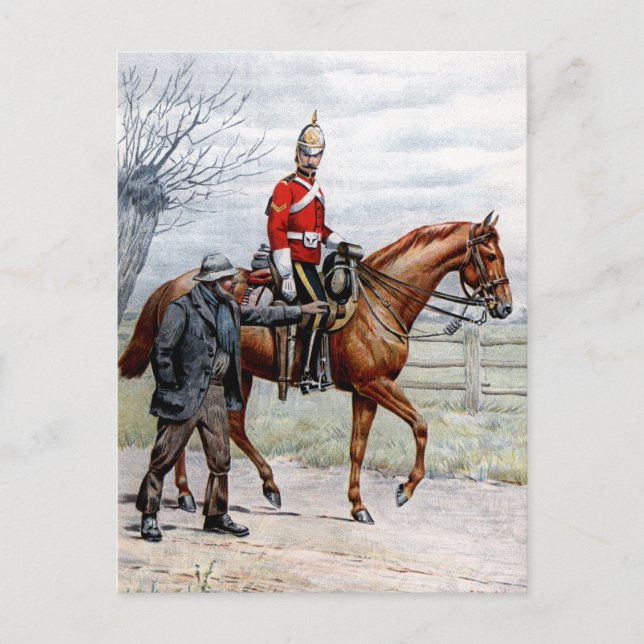 1st Royal Dragoons Postcard (Front)
