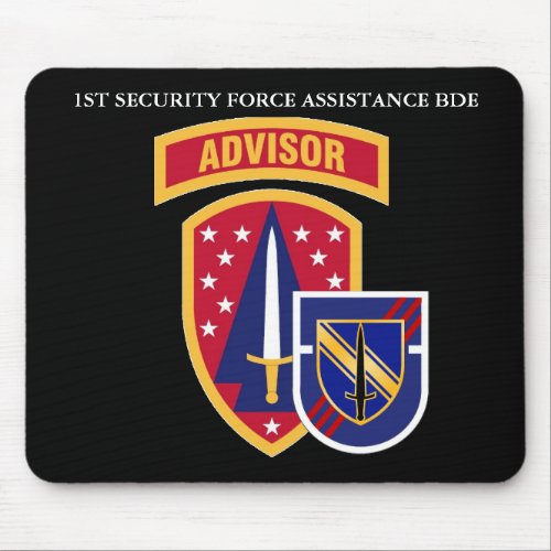 1ST SECURITY FORCE ASSISTANCE BRIGADE  MOUSE PAD